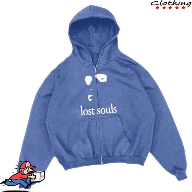 Trending Baby Keem Store Merch Lost Souls Zip Shirt