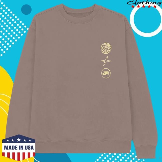 Official James Arthur Official Merch Bitter Sweet Love Tour Brown Hooded Sweatshirt