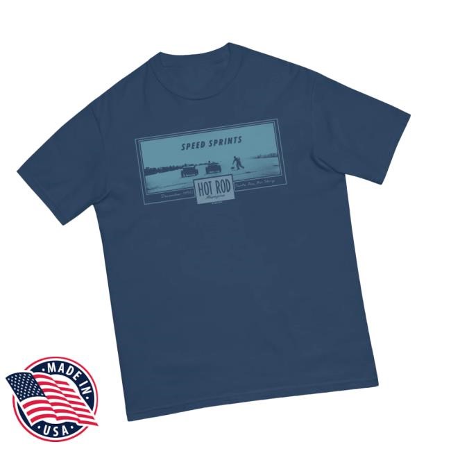 Motortrend Merch Hot Rod Speed Sprints Comfort Colors Crewneck Sweatshirt