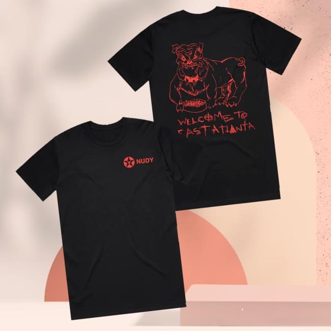 Young Nudy Official Merch East Atlanta Black New Shirt