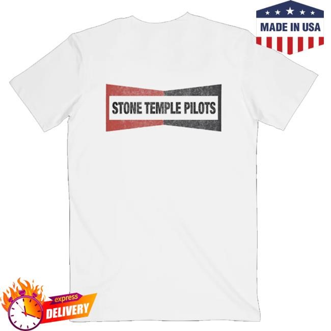 Official Stone Temple Pilots Merch Cig Logo White Crewneck Sweatshirt