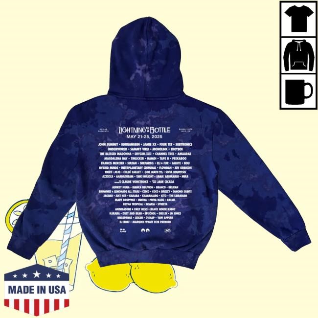 Do Lab Merch Lib 2025 Tie Dye Line Up Crewneck Sweatshirt