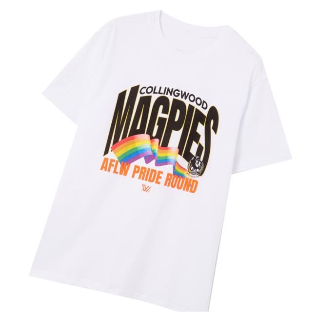 Collingwoodfc Club Shop Merch Collingwood Aflw 2024 Pride Hoodie