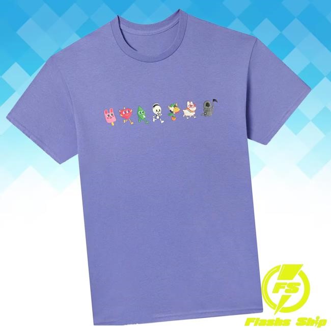 Official Shop The Sims Merch Character Run Tee - Violet Tee Official Shop The Sims Merch Character Run Tee - Violet Shirt