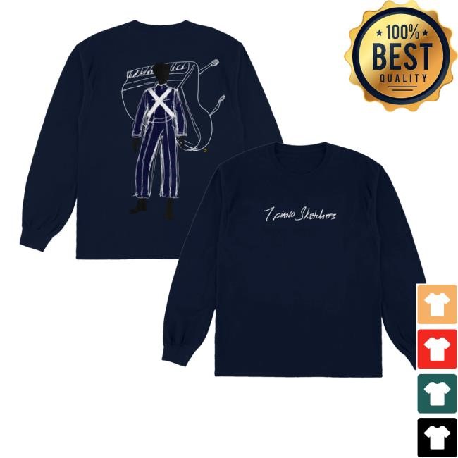 André 3000 Official Store 7 Piano Sketches Cover Hooded Sweatshirt