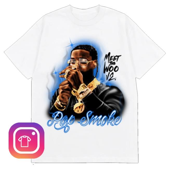 Official Pop Smoke Merch Meet The Woo 2 T-Shirt Ii Shirts
