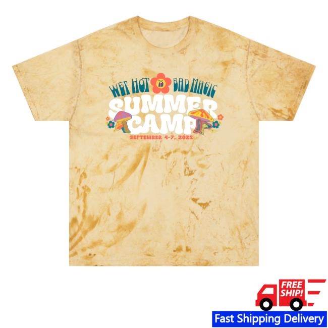 Official Bad Magic Productions Wet Hot 2025 Colorblast T Shirt