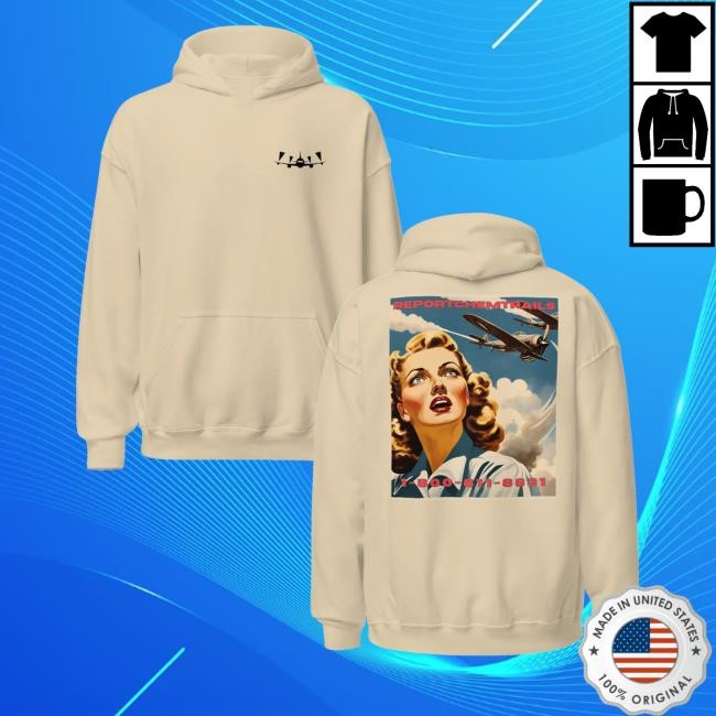 Chemtrails Propaganda T-Shirt Report Chemtrails Merch Store
