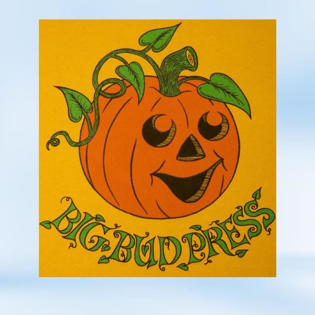 Big Bud Press Merch Halloween Organic Tee - Pumpkin t-shirt, hoodie, tank top, sweater and long sleeve t-shirt