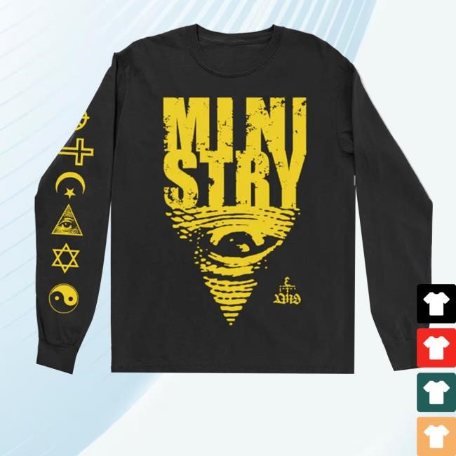 Ministry Official Merch All Seeing Eye Long Sleeve Shirt