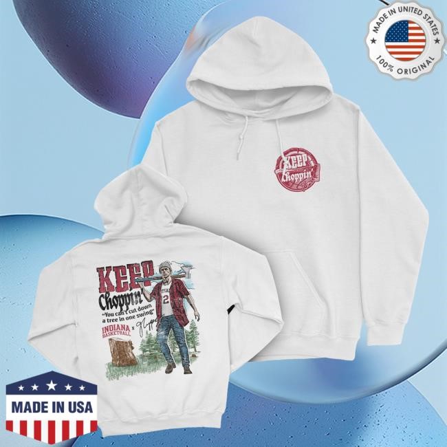 Original Indiana Merch Keep Choppin' Illustrated Crewneck Sweatshirt