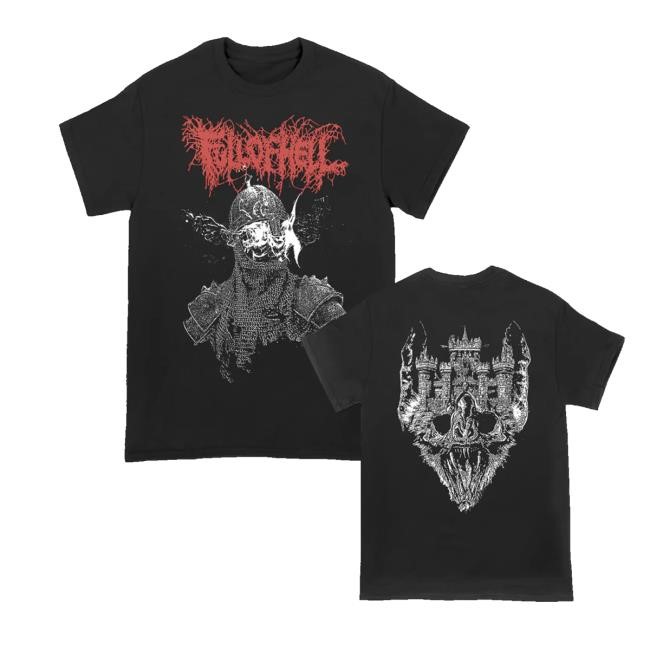 Allin Merch Full Of Hell Fallen Bat Knight Hoodie