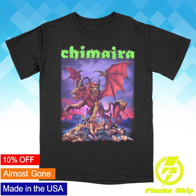 Official Indie Merch Store Chimaira Retro Thrash Attractive Shirt Black IndieMerchStore