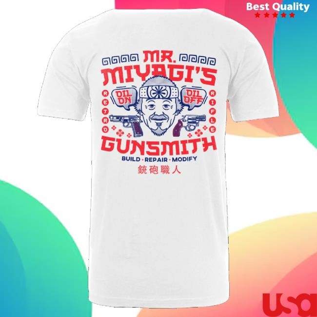 Official Retro Rifle Merch Mr. Miyagi Shirts