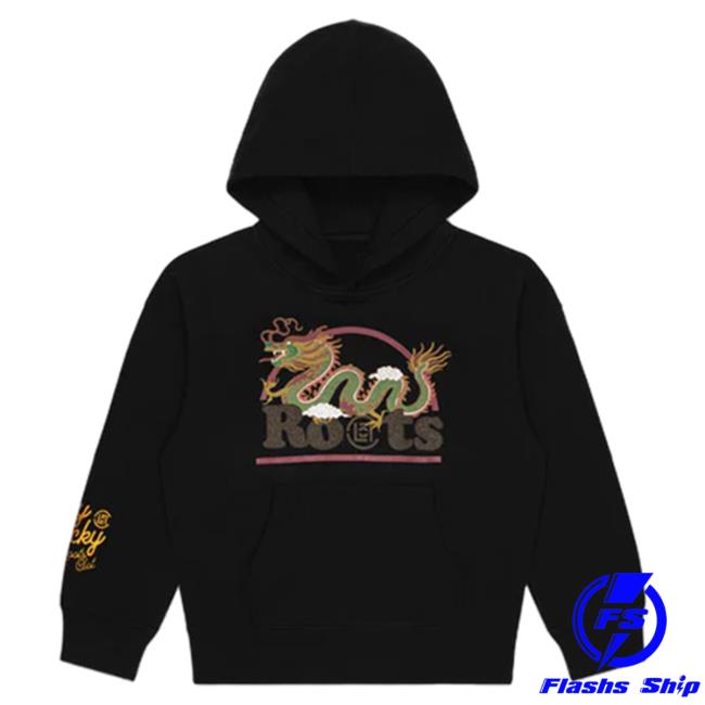 Official Juice Store Merch Juice Store Clot X Roots LNY Crewneck Sweatshirt (Black) Juicestore Apparel Clothing Shop