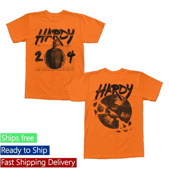 Official Hardy Merch Orange Record Sweatshirt