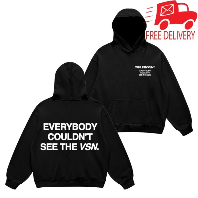 Official Wrldinvsn Merch Everybody Couldn't See The Vsn Tee Shirt