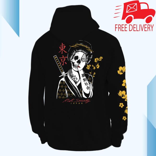 Official Riot Society Merch Store Shop Riot Society Geisha Shame Hoodies RiotSociety Apparel Clothing