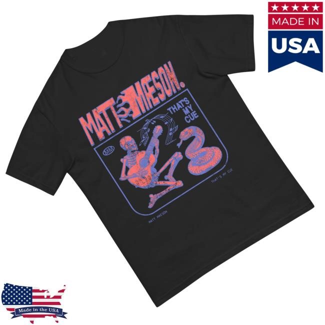 Official Matt Maeson Thats My Cue Skeleton Hoodie