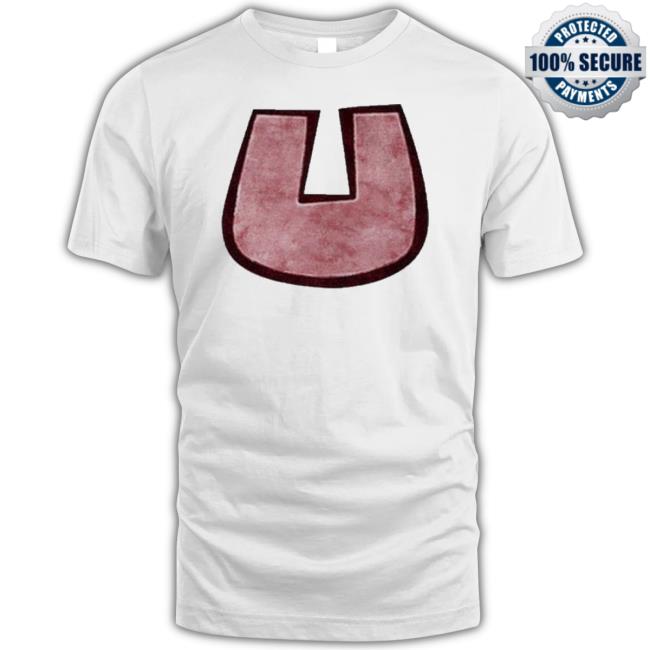 Jason Varitek Wearing Red Sox Underdog U Crest T-Shirt