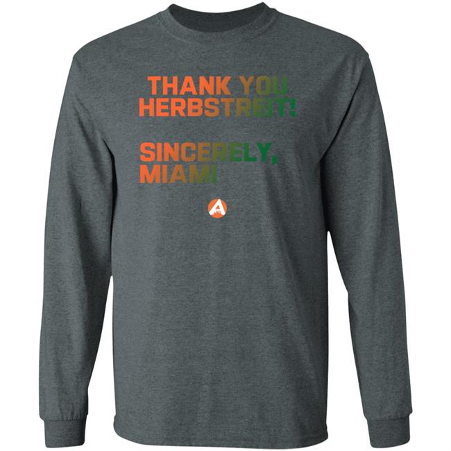 Thank You Herbstreit Sincerely Miami Shirt Stickerzbyab Store Thank You Herbstreit Shirt Thank You Herbstreit Sincerely Miami Shirt Stickerzbyab Store Thank You Herbstreit Shirt