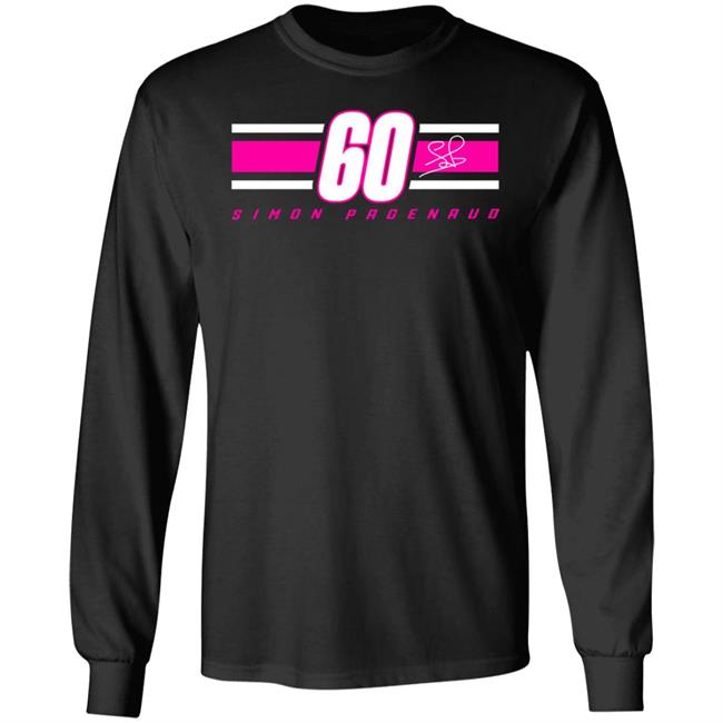 Simon Pagenaud 60 Black Signature Tee Shirt Simon Pagenaud 60 Black Signature Tee Shirt