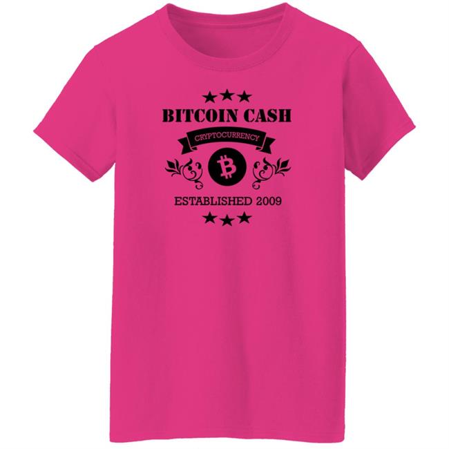 Davidshares Bitcoin Cash Cryptocurrency Established 2009 Champion T-Shirt Crypto Shirts Store Davidshares Bitcoin Cash Cryptocurrency Established 2009 Champion T-Shirt Crypto Shirts Store