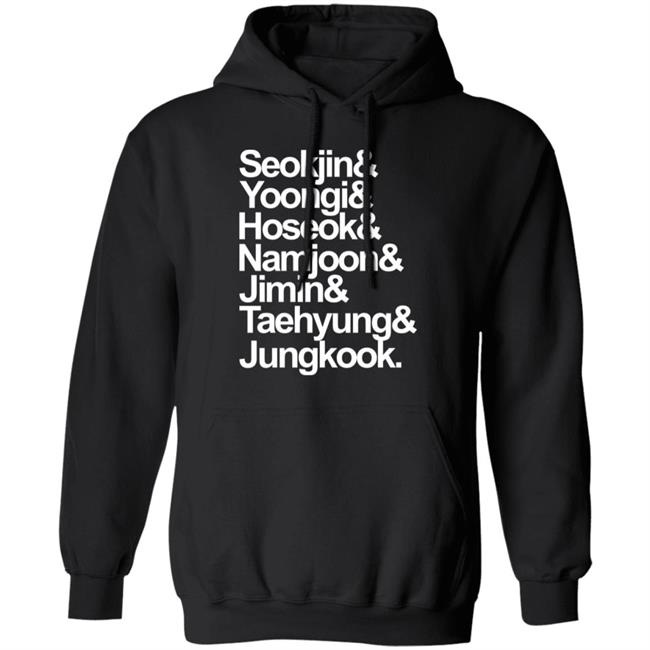 Seokjin Yoongi Hoseok Namjoon Jimin Taehyung Jungkook Shirt Brian Tong Seokjin Yoongi Hoseok Namjoon Jimin Taehyung Jungkook Shirt Brian Tong