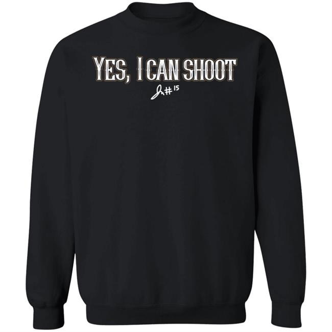 Jose Alvarado Yes, I Can Shoot Shirt The Players Trunk Merch Jose Alvarado Yes, I Can Shoot Shirt The Players Trunk Merch
