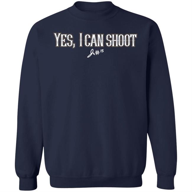 Jose Alvarado Yes, I Can Shoot Shirt The Players Trunk Merch Jose Alvarado Yes, I Can Shoot Shirt The Players Trunk Merch