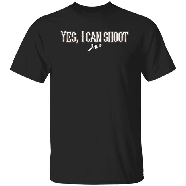Jose Alvarado Yes, I Can Shoot Shirt The Players Trunk Merch Jose Alvarado Yes, I Can Shoot Shirt The Players Trunk Merch