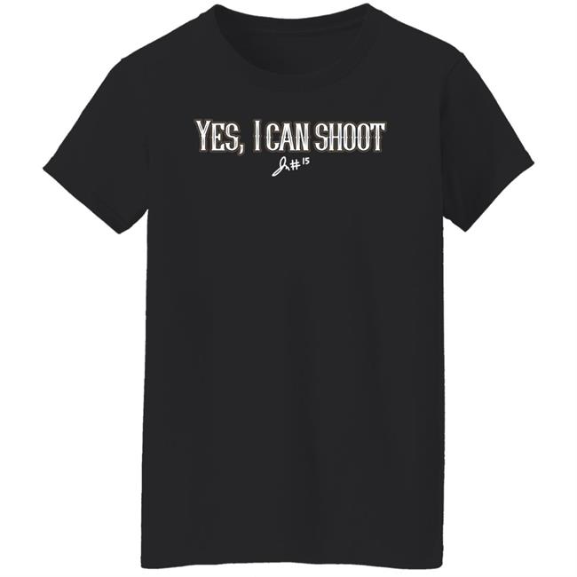 Jose Alvarado Yes, I Can Shoot Shirt The Players Trunk Merch Jose Alvarado Yes, I Can Shoot Shirt The Players Trunk Merch