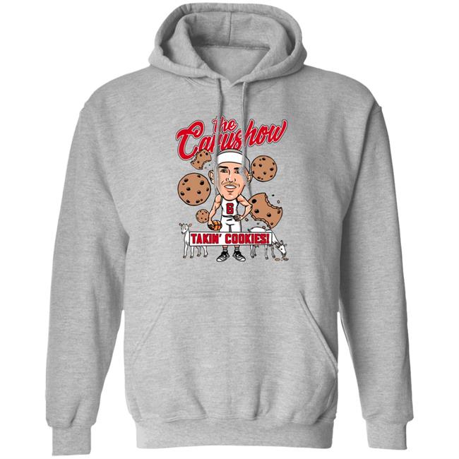 The Carushow Takin' Cookies Hoodie Alexcarushow Store Back To Caruso Cookies Shirt