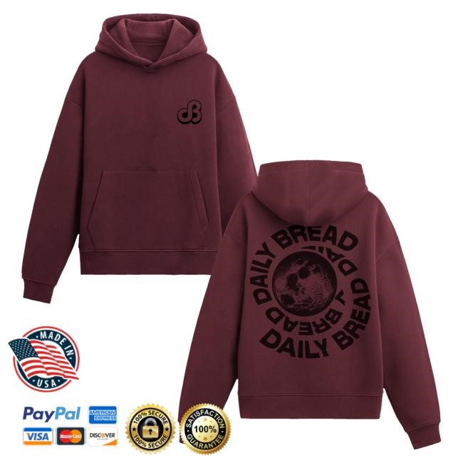 Trending Daily Bread Official Merch Moonswirl Short Sleeve Tee Maroon