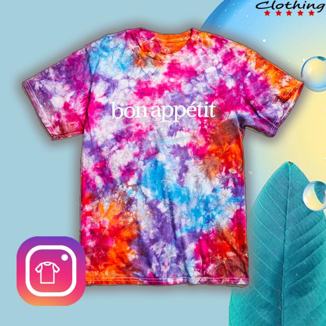 Bon Appétit Logo Tie-Dye New Shirt