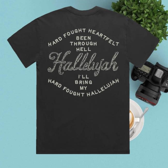 Hard Fought Hallelujah Been Through Hell I'll Bring My Zip Hoodie Brandon Lake Merch Store Been Through Hell