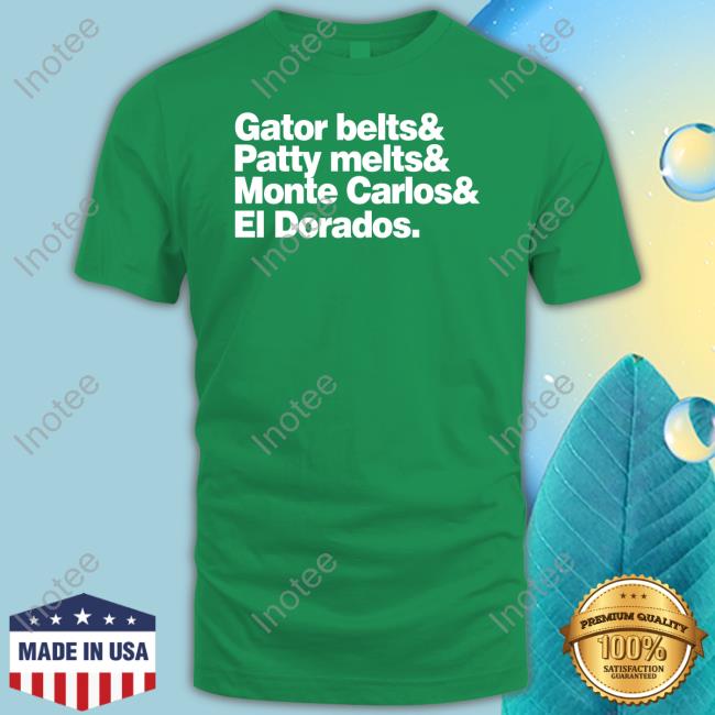Bert Kreischer Wearing Gator Belts & Patty Melts & Monte Carlos & El Dorados Hoodie
