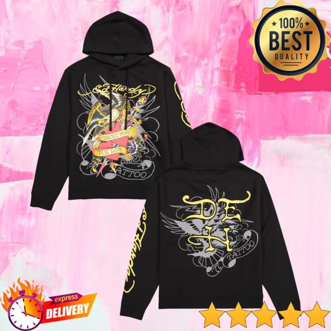 Ed Hardy The Official Merch Pierced Eagle Mens Shirts
