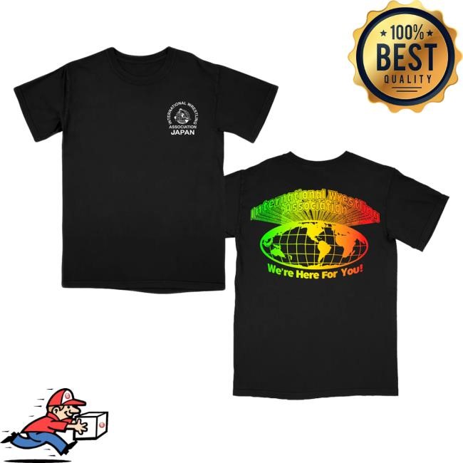 Stashpages Wrestling Merchandise Iwa Japan Rainbow T-Shirt, Hoodie, Tank Top, Sweater And Long Sleeve T-Shirt Iv