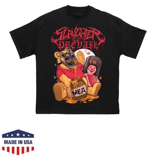 Slaughter To Prevail - Slaughter The Bear Hooded Sweatshirt First Blood Merch Store