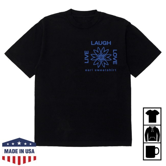 Lll Flower Logo Black Shirts Earl Sweatshirt Merch Store