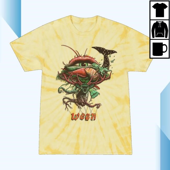 Ween Merch Store Mollusk Eye Tie-Dye Shirt