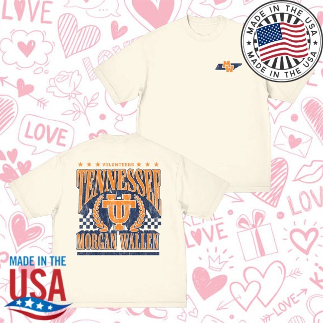Morgan Wallen Merch Morgan Wallen X Ut Ivory Hoodie