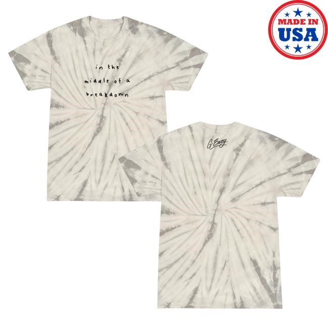 G-Eazy Merch Breakdown White Tie Dye Sweater
