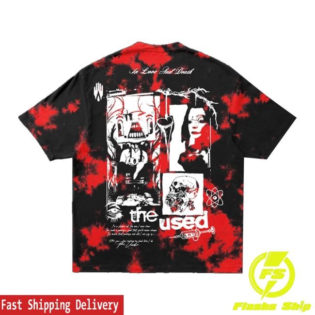 Theused Store The Used Album Dye Tee Shirt