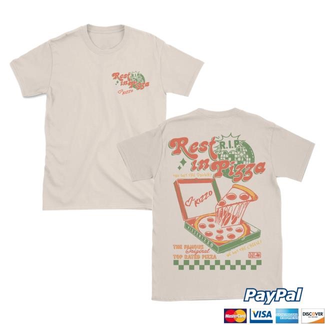 Lost Bros Trading Co Merch Rest In Pizza Zip Up Hoodie