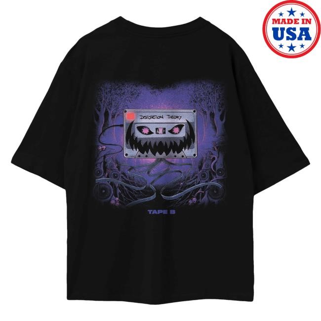 Tape B Store Merch Shop Distortion Theory Black Shirts