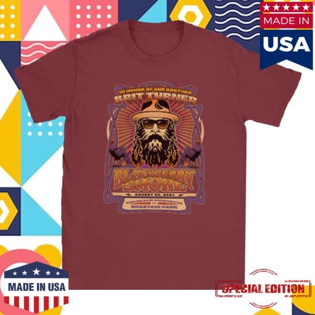 Official Blackberry Smoke Merch Brit Turner Memorial Event Sweatshirt