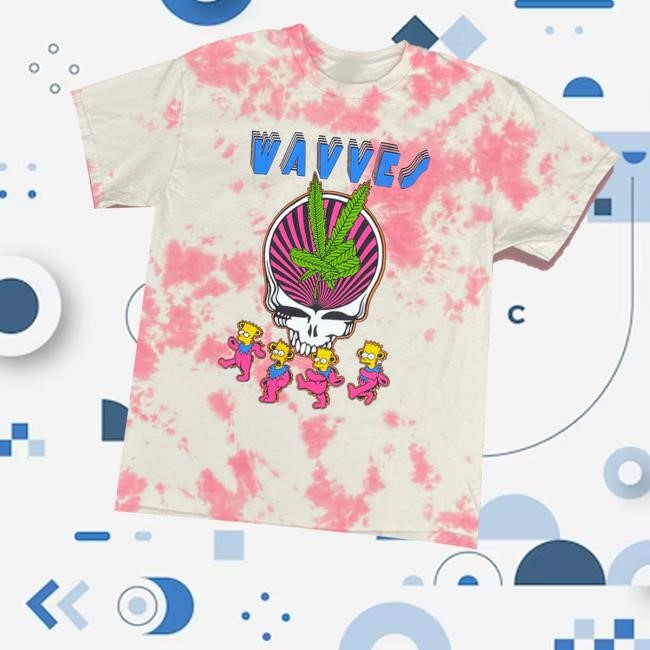 Hello Merch Wavves Deadhead Bart Tie-Dye T-Shirt