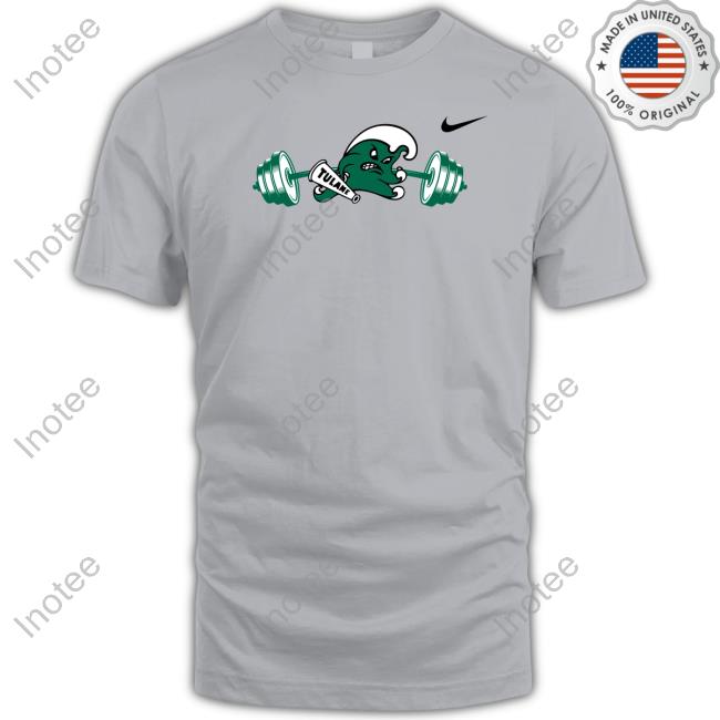 Tulane Angry Wave Gym Sweatshirt
